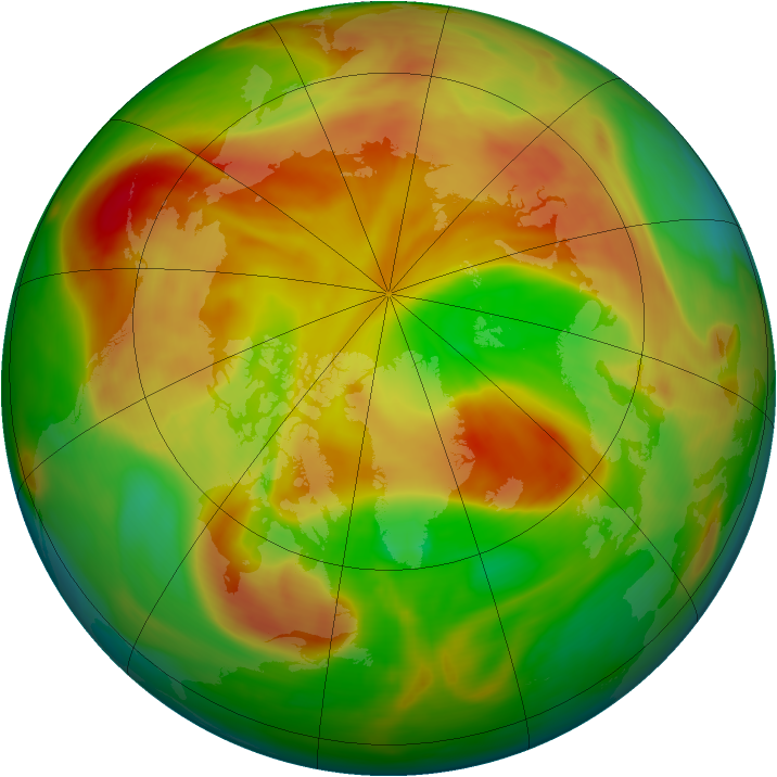 Arctic ozone map for 26 April 2006